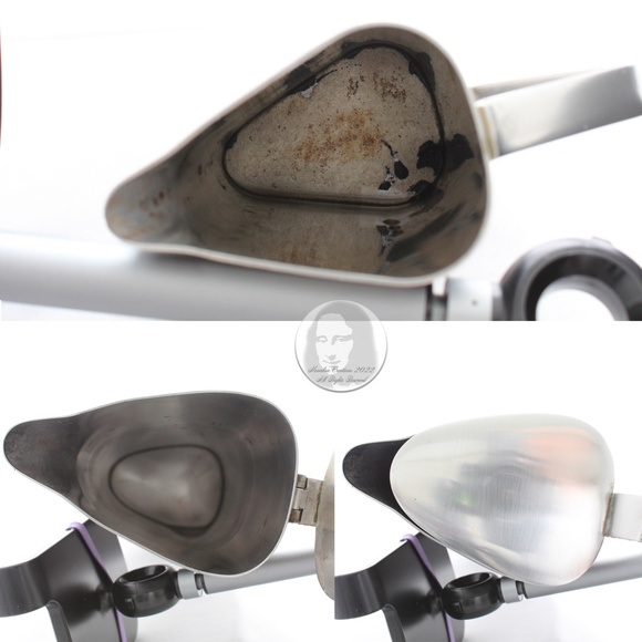 Lundtofte Denmark Coffee Pot & Creamer 2pc Set Stainless Steel MCM 1966 Vintage - Picture 10 of 10